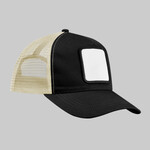 BC636 Appliqué patch 5-panel trucker